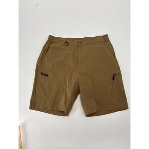 Gradual Mens Cargo Hiking Shorts Brown Tan Size L Quick Dry Outdoor Lightweight
